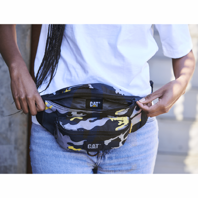 Поясна сумка CAT Millennial Classic Raymond 84062;634 Camo Black/Grey/Yellow
