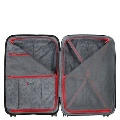 Чемодан Roncato B-Flying Move из полипропилена на 4-х колесах с расширением 418182 Smoke Black (средний)