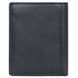 Кожаная кредитница с отделением для купюр Tony Perotti Cortina 5045Cr nero (черная), *Nero (Черный), Натуральная кожа, Гладкая, Черный