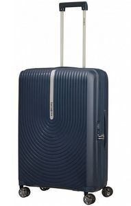 Валіза Samsonite HI-FI з поліпропілену на 4-х колесах KD8*002 Dark Blue (середня)