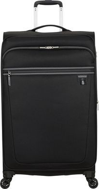 Легка валіза American Tourister AeroSpin текстильна на 4-х колесах MH6*003;09 Black (велика)