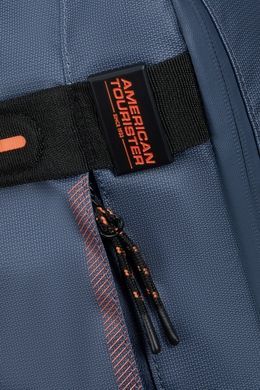Рюкзак дорожный с пропиткой от влаги American Tourister Urban Track CABIN для ручной клади в Ryanair и ноутбука до 14" MD1*205 LMTD Navy/Orange