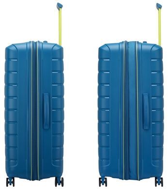 Чемодан Roncato B-Flying Move из полипропилена на 4-х колесах и расширением 418181 Blu Laguna (большой)