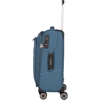 Валіза Travelite Skaii текстильна на 4-х колесах TL092647-25 panorama blue (мала)