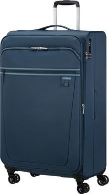 Легка валіза American Tourister AeroSpin текстильна на 4-х колесах MH6*003;31 Indigo (велика)