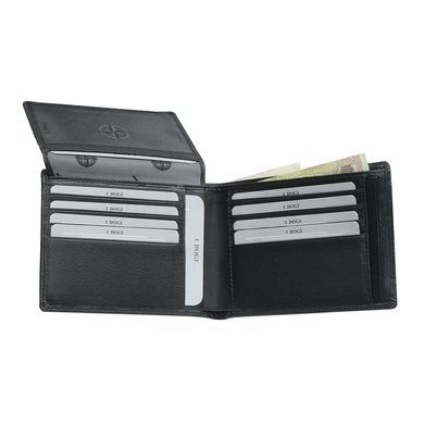 Портмоне из натуральной гладкой кожи Tony Perotti Cortina 32308 черное