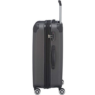 Чемодан Travelite City из ABS пластика на 4-х колесах 073048 Anthracite (средний)