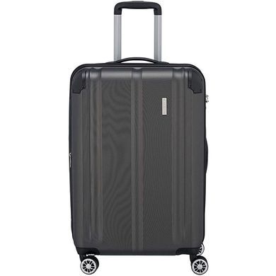 Чемодан Travelite City из ABS пластика на 4-х колесах 073048 Anthracite (средний)