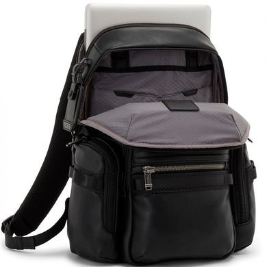 Рюкзак Tumi Alpha Bravo Navigation Backpack 15" из натуральной кожи 0932793DL Black, Черный, Черный, Гладкая