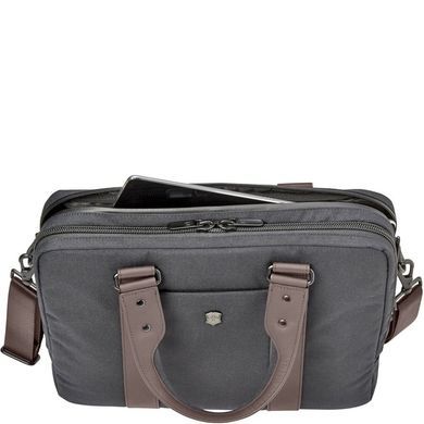 Сумка Victorinox Architecture Urban Bodmer 14 Vt602853 з відділенням для ноутбука до 14", Сірий