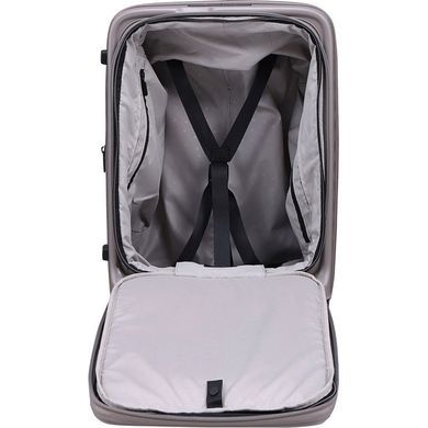 Чемодан Lojel Cubo V4 из поликарбоната на 4-х колесах Lj-1627-38421 Warm Gray (малый) с отделением для ноутбука до 15"
