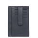 Кожаная кредитница Tony Perotti Cortina 5001 nero (черная), *Nero (Черный), Натуральная кожа, Гладкая, Черный