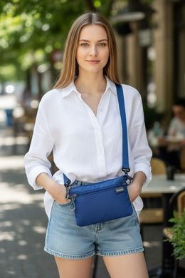 Сумка жіноча Sanmorris з нейлону SM6021 темно-синього кольору