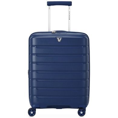 Валіза Roncato B-Flying з поліпропілену на 4-х колесах з розширенням 418183 Blu Notte (мала)