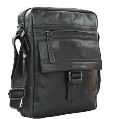 Чоловіча сумка з натуральної шкіри Spikes & Sparrow Authentic 5951200 Black, Чорний